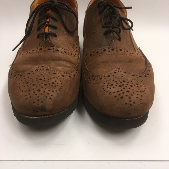 Timberland Mens  Oxfords 8W  Wingtips, Brown(0030) - Picture 4 of 6
